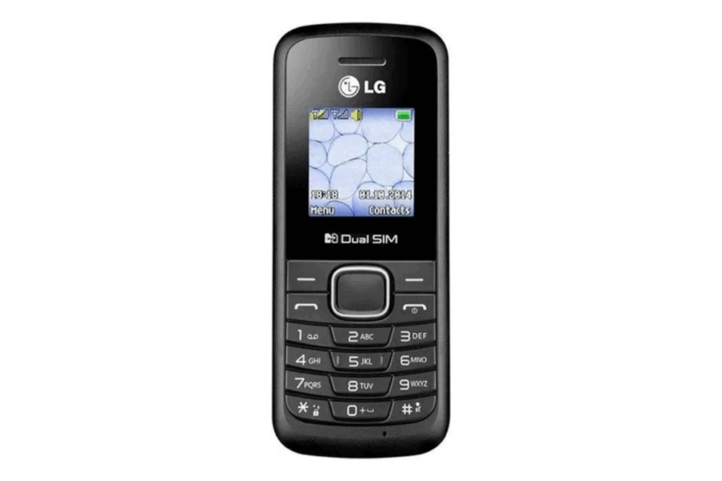 Celular LG B220 Dual Chip com teclado físico e design compacto