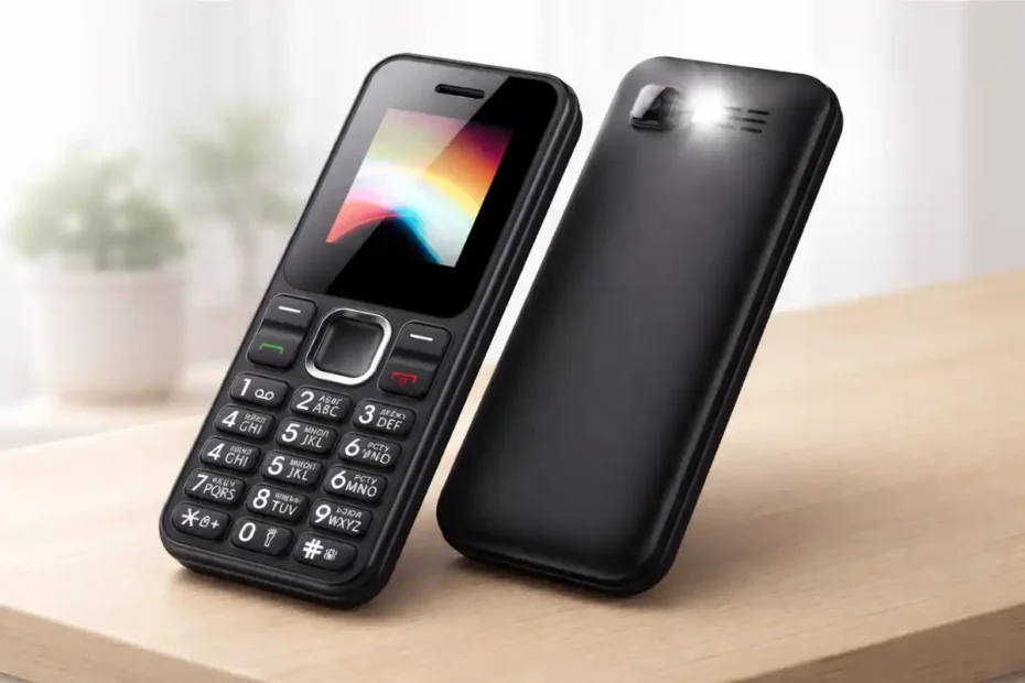 como ligar a lanterna do Servo V8210 em celular simples com teclado físico